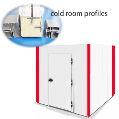 ODM Extruded Plastic Trim PU Filling PVC Profile For Cold Room Frame